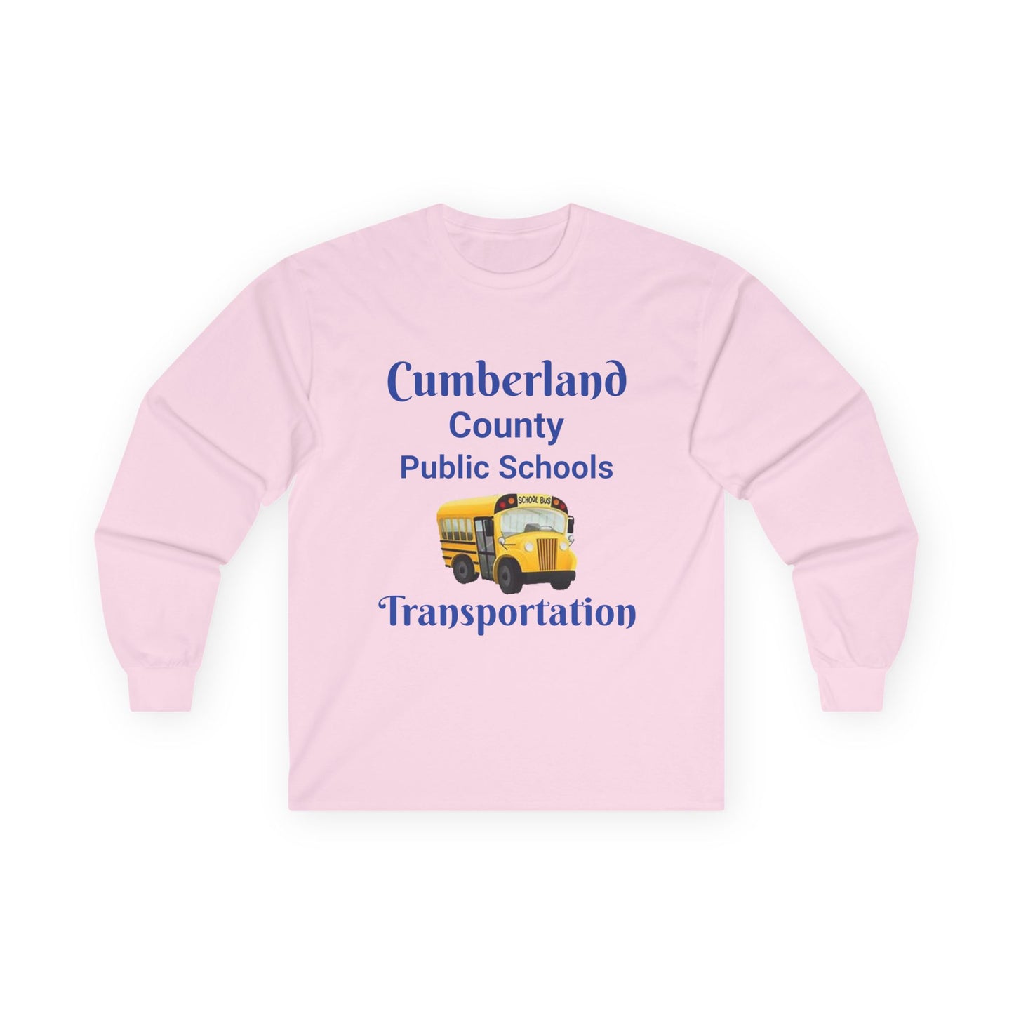 School Bus Transportation Long Sleeve Tee — Cumberland County Public Schools