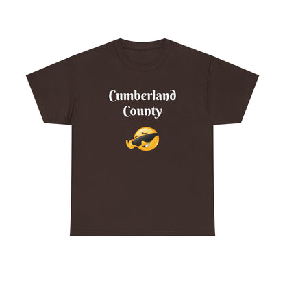 Cumberland County Emoji Tee - Cool Sunglasses Smiley Local Pride T-Shirt