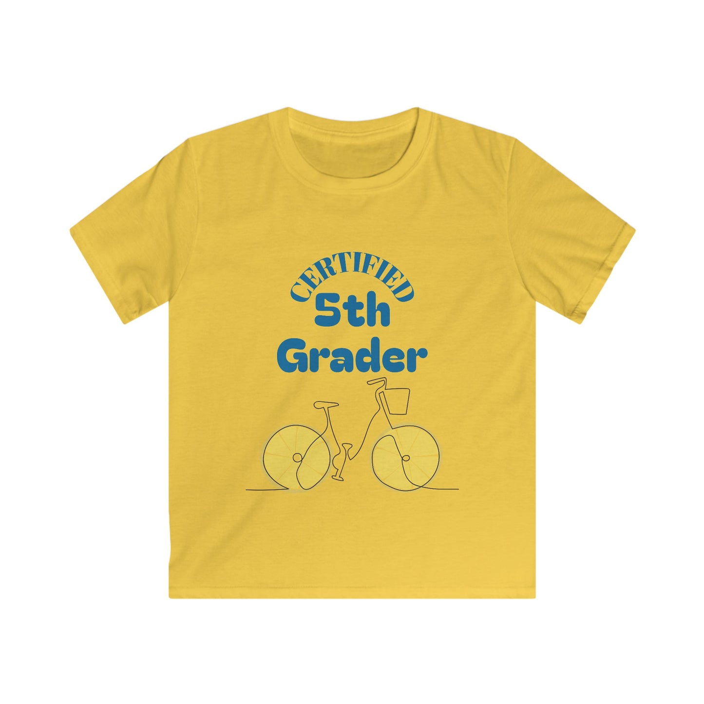 Certified 5th Grader Kids T‑Shirt – Back to School Graduation Tee