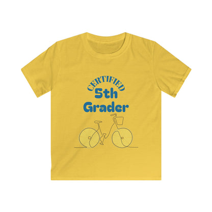 Certified 5th Grader Kids T‑Shirt – Back to School Graduation Tee