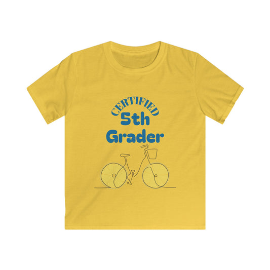 Certified 5th Grader Kids T‑Shirt – Back to School Graduation Tee