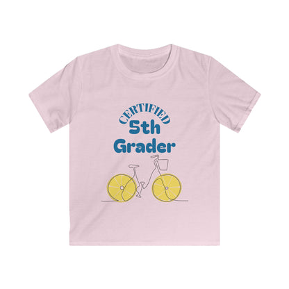 Certified 5th Grader Kids T‑Shirt – Back to School Graduation Tee