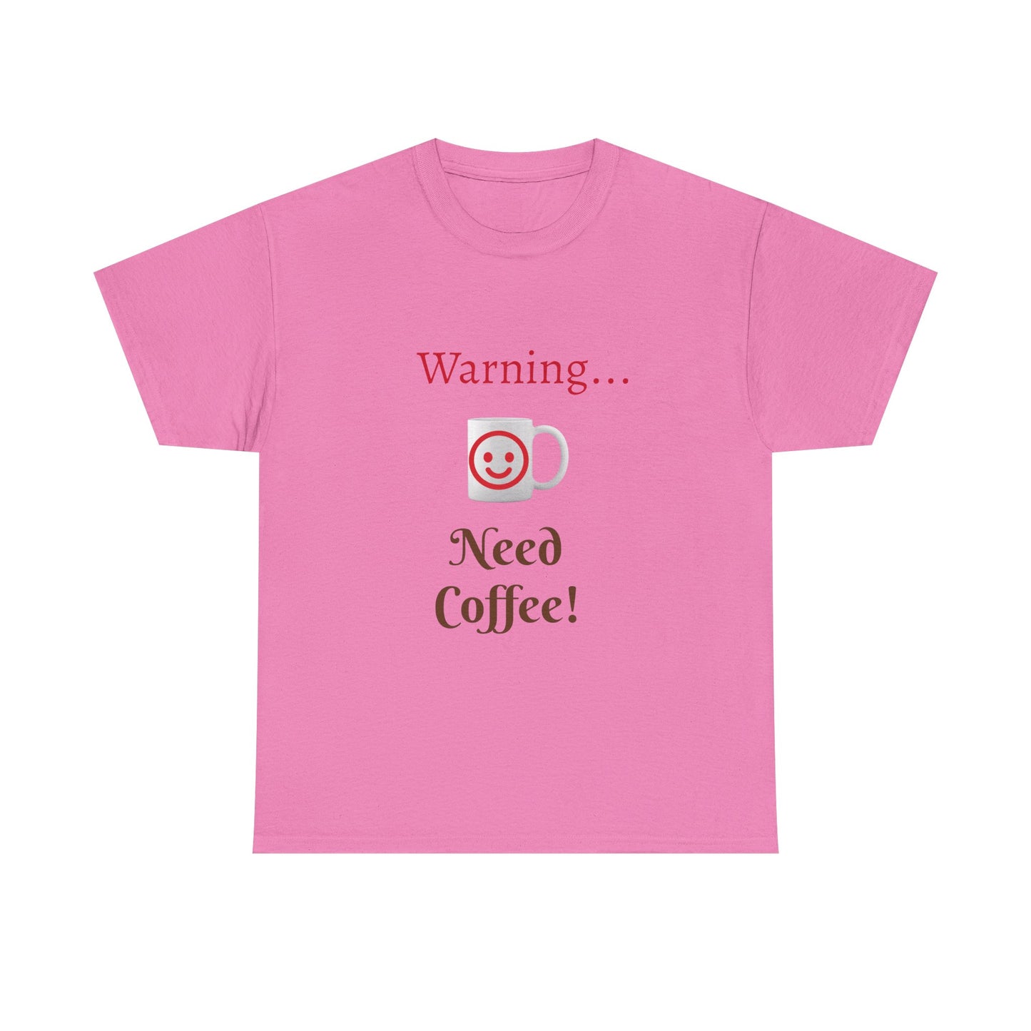 Warning... Need Coffee T-Shirt — Funny Coffee Lover Tee