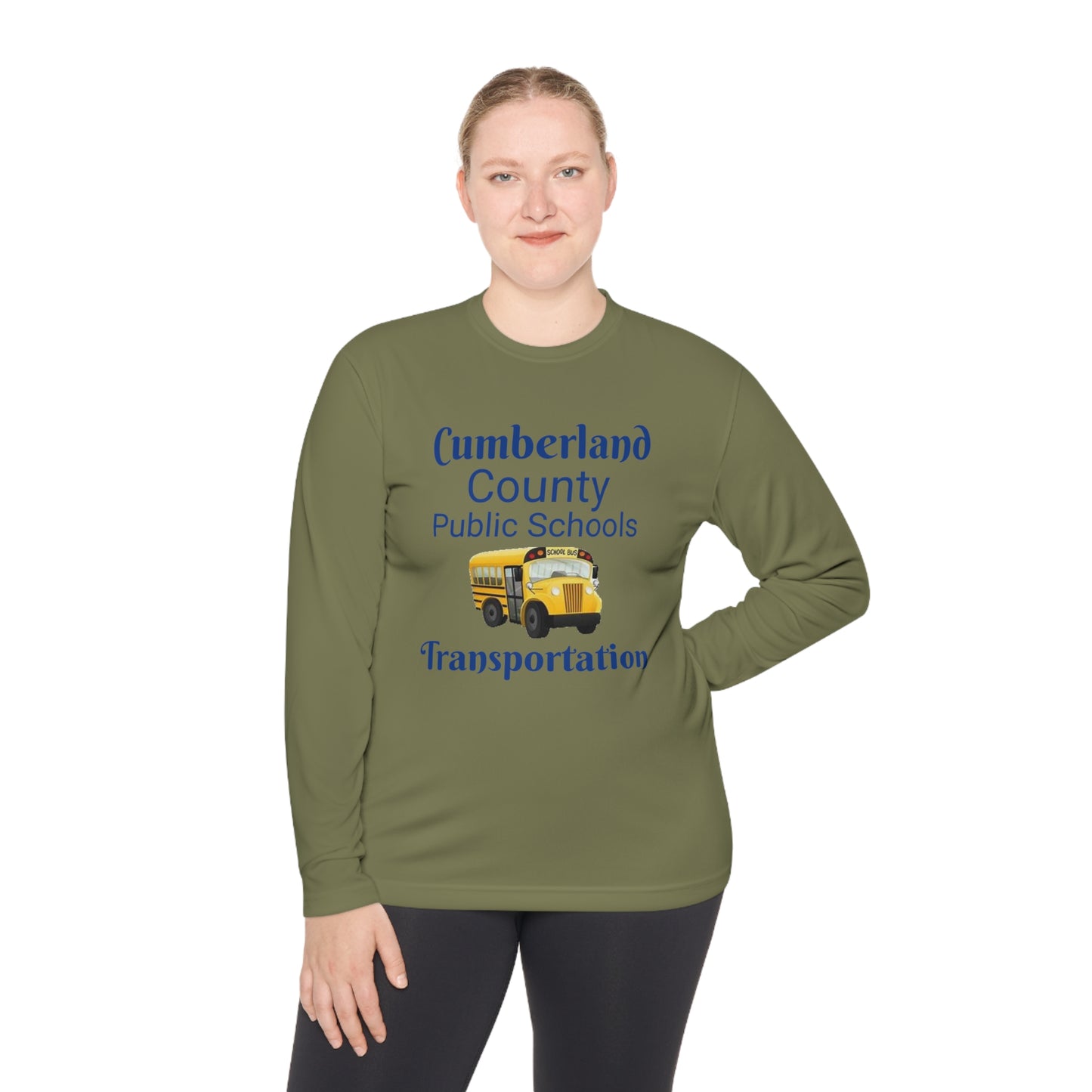 Cumberland County Public Schools Transportation Unisex Lightweight Long Sleeve Tee
