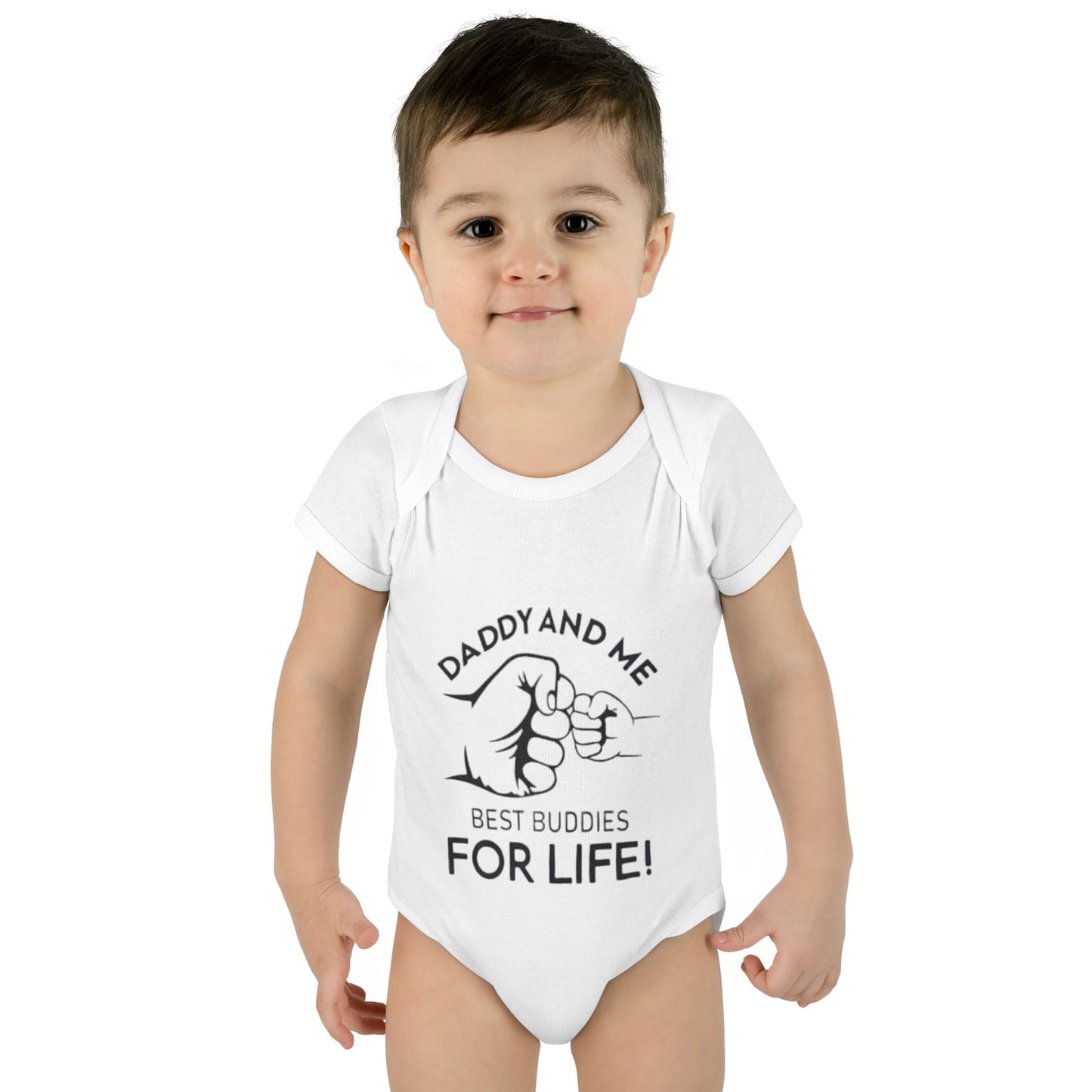 Dad and me Infant Baby Rib Bodysuit