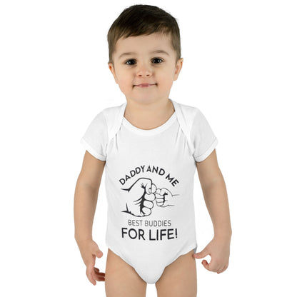 Dad and me Infant Baby Rib Bodysuit