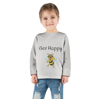 Bee Happy Toddler Long Sleeve Tee