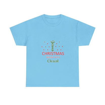 Christmas Begins With Christ T-Shirt