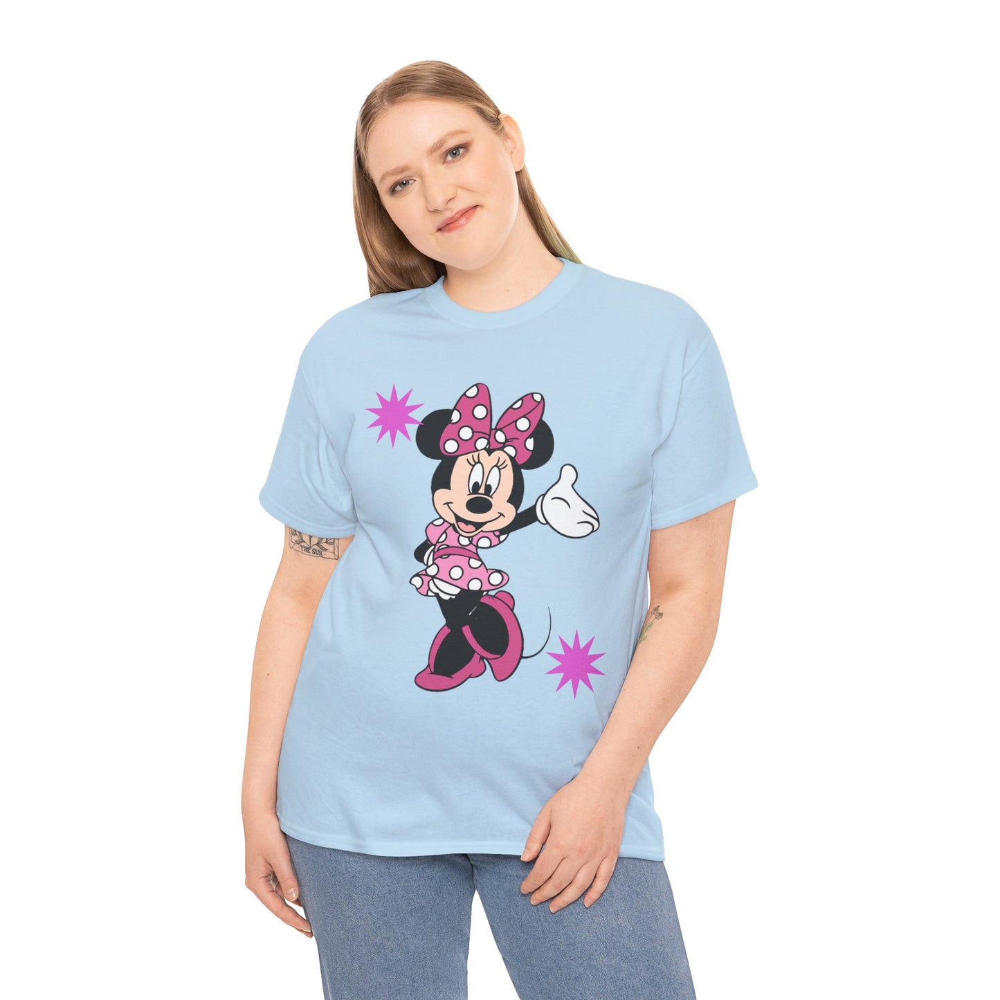 Minnie Mouse Pink Polka Dot Graphic Tee