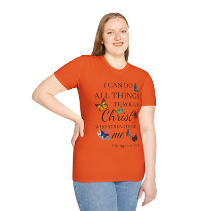 I Can Do All Things Through Christ T-Shirt — Inspirational Christian Tee