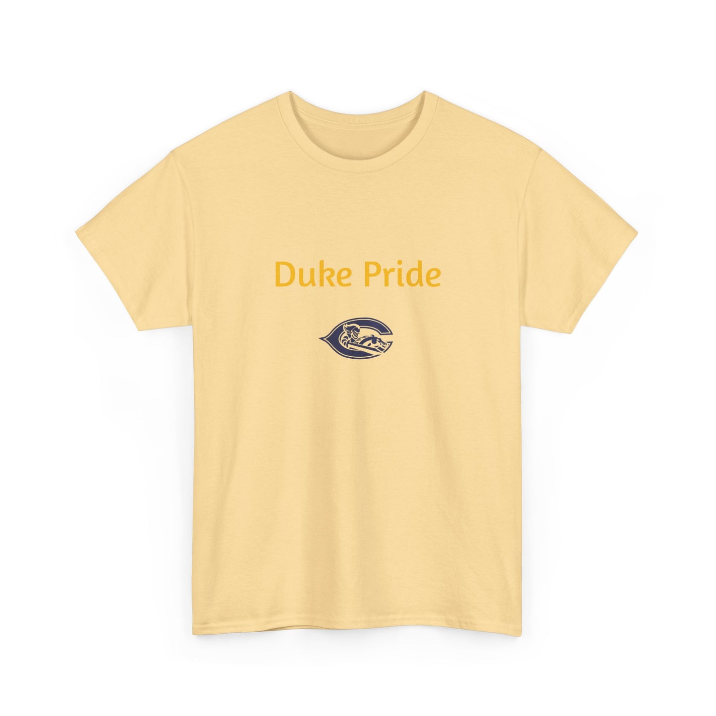 Duke Pride T-Shirt — Crew Neck Tee with Mascot Logo