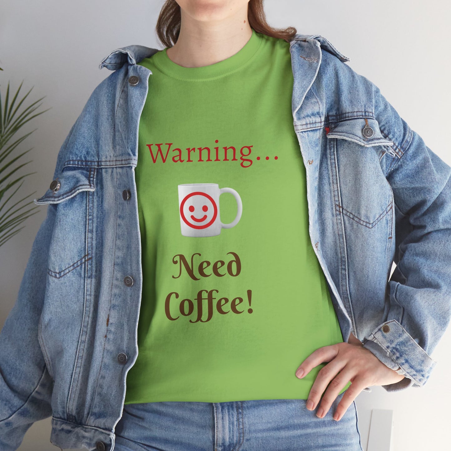 Warning... Need Coffee T-Shirt — Funny Coffee Lover Tee