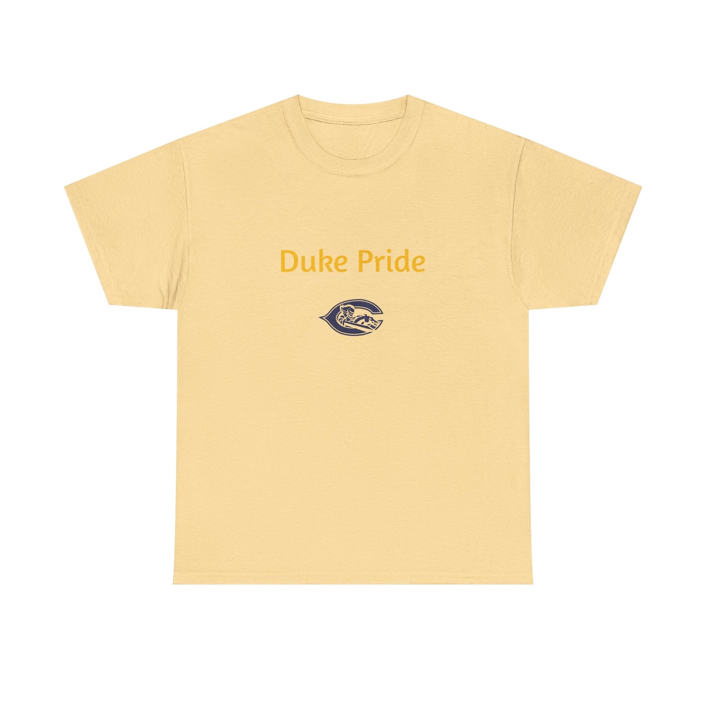 Duke Pride T-Shirt — Crew Neck Tee with Mascot Logo