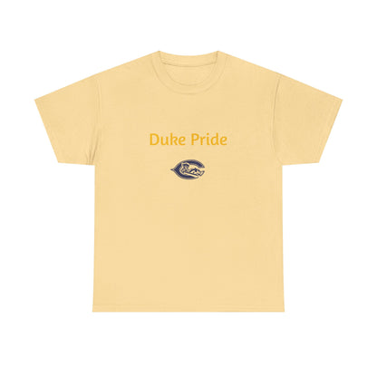 Duke Pride T-Shirt — Crew Neck Tee with Mascot Logo