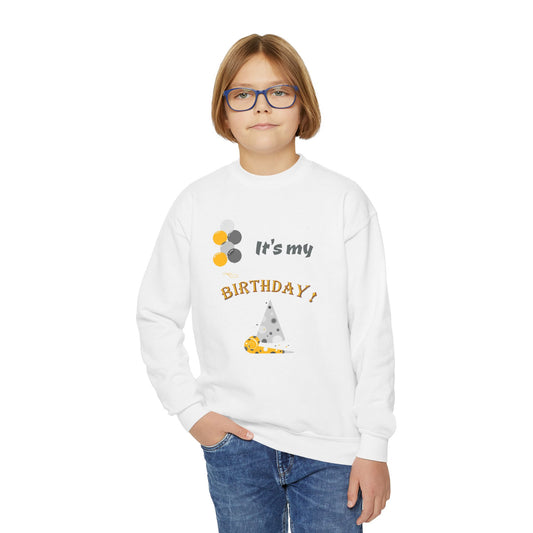 It's my Birthday Youth Crewneck Sweatshirt