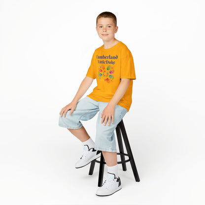 Cumberland Little Duke Kids T‑Shirt — Colorful Handprint School Spirit Tee