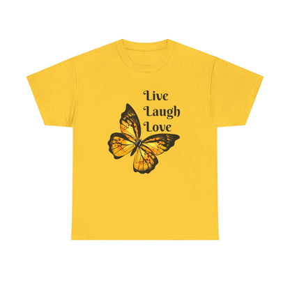 Live Laugh Love Butterfly T-shirt