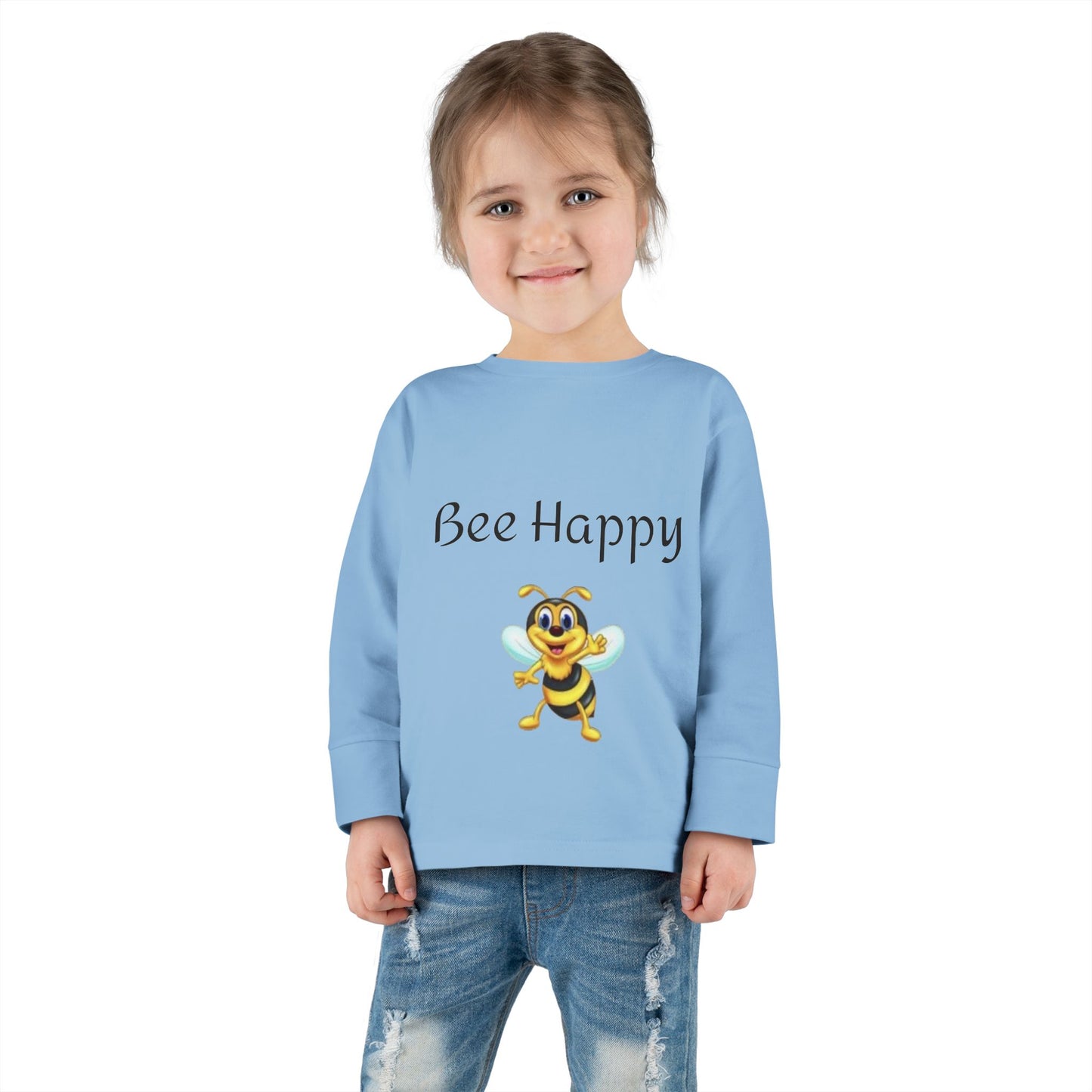 Bee Happy Toddler Long Sleeve Tee