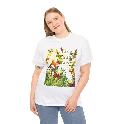 Live Laugh Love Butterflies T-shirt