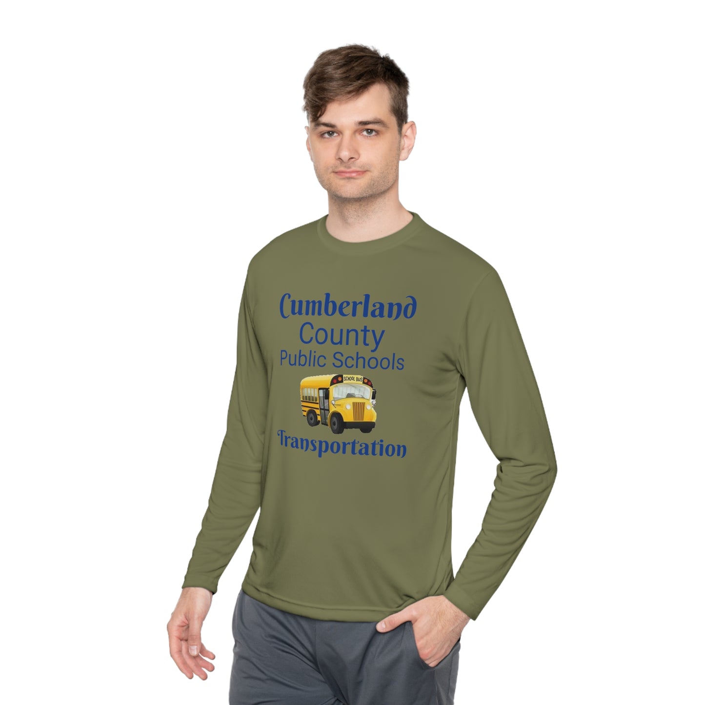 Cumberland County Public Schools Transportation Unisex Lightweight Long Sleeve Tee