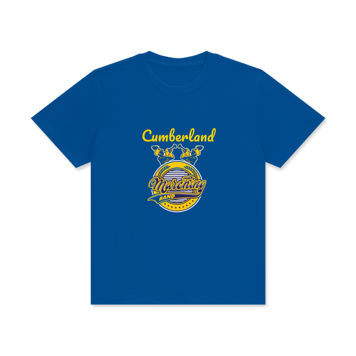 Cumberland Marching Band Unisex Classic Crew Neck Cotton T-Shirt,Cumberland,Cumberland County Public Schools,Marching Band,#WeAreCuCPS,MOQ1,Delivery days 5