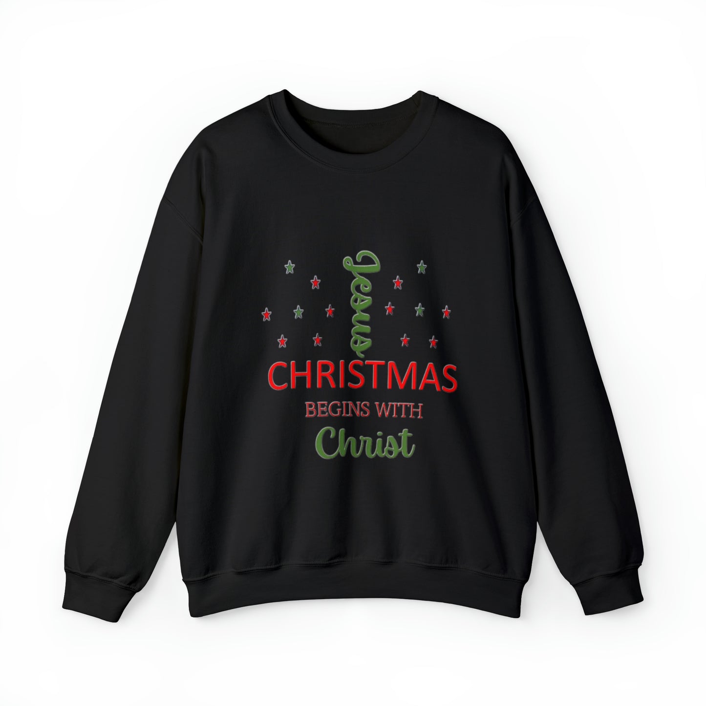 Christmas Begins With Christ Unisex Heavy Blend Hooded Sweatshirt