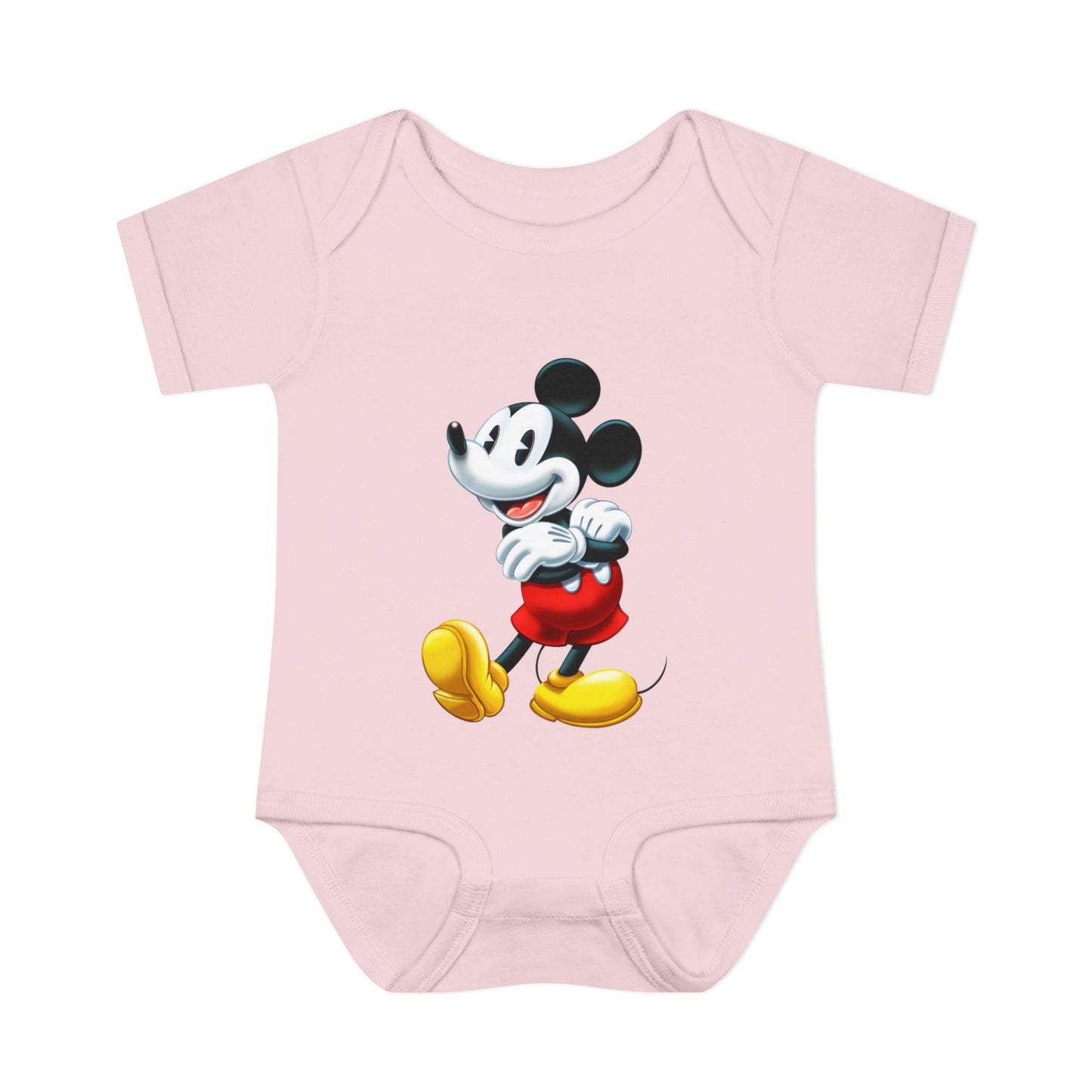 Mickey Mouse Infant Bodysuit — Classic Cartoon Baby Onesie