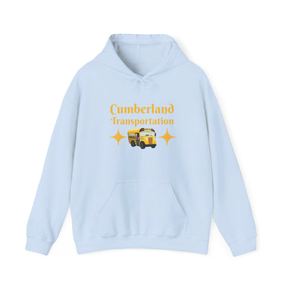 Cumberland Transportation School Bus Hoodie – Cute Vintage Yellow Bus Design