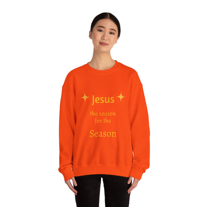 Sweatshirt — "Jesus the Reason for the Season" Christmas Crewneck
