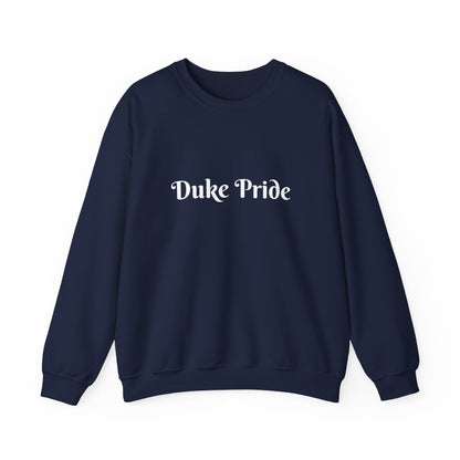 Crewneck Sweatshirt — "Duke Pride" Classic School Spirit Graphic