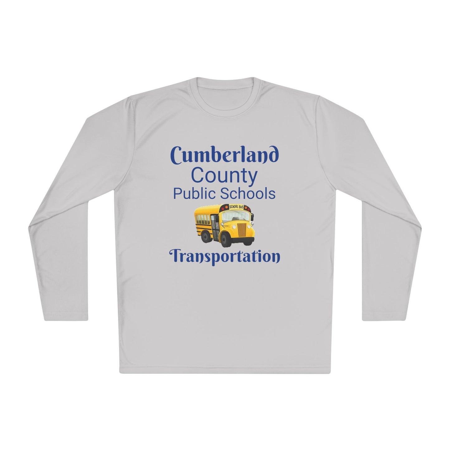 Cumberland County Public Schools Transportation Long Sleeve Tee — School Bus Staff Shirt