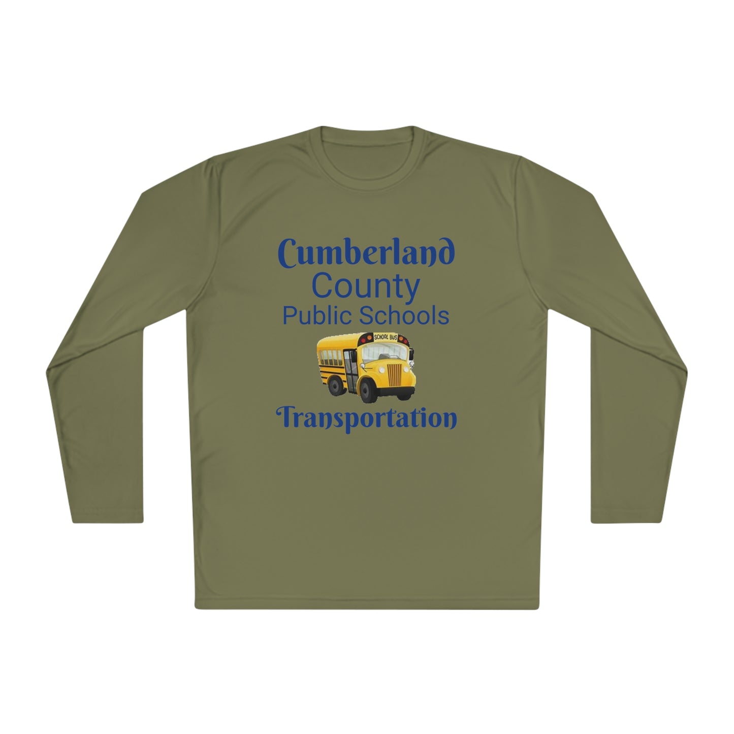 Cumberland County Public Schools Transportation Unisex Lightweight Long Sleeve Tee