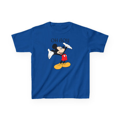 Kids Tee — "Oh Boy" Vintage Mickey Mouse Graphic