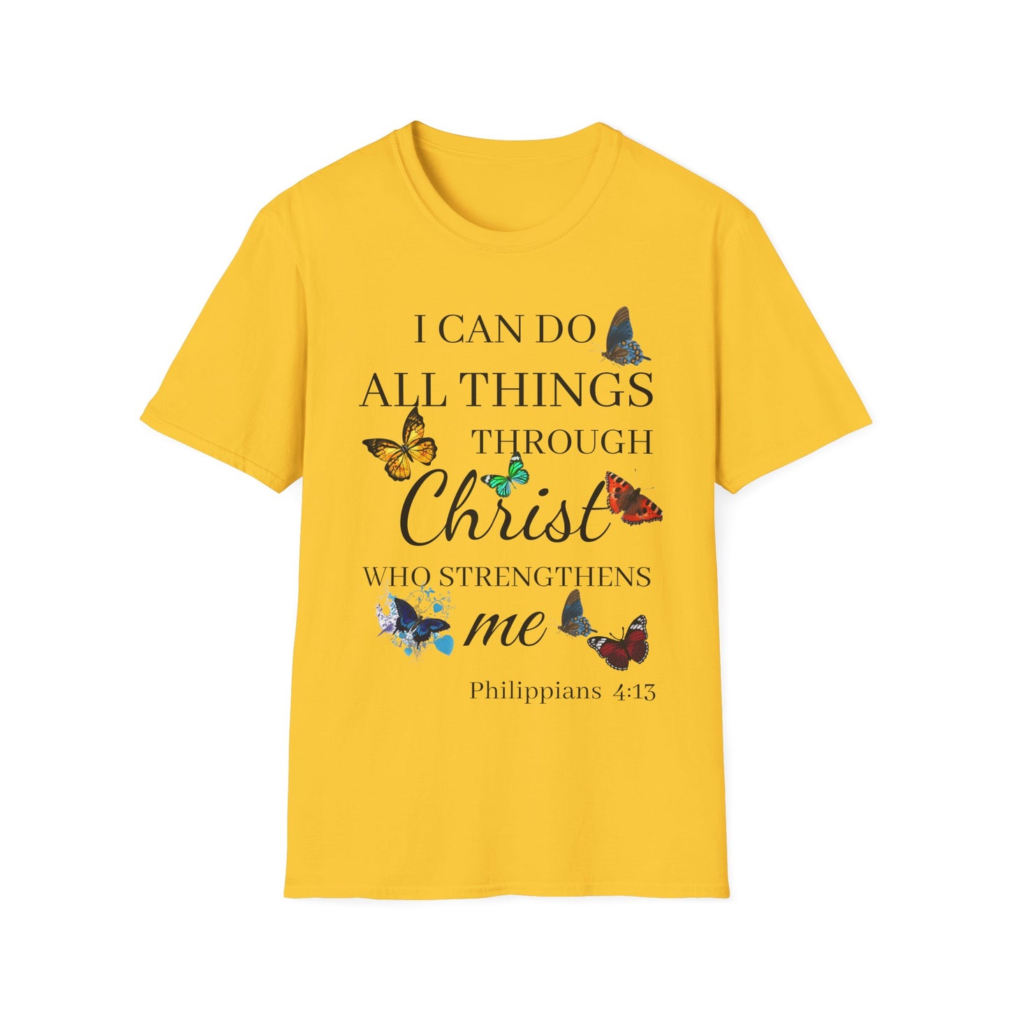 I Can Do All Things Through Christ T-Shirt — Inspirational Christian Tee