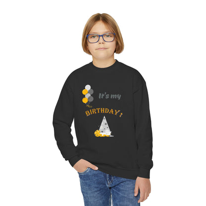 It's my Birthday Youth Crewneck Sweatshirt