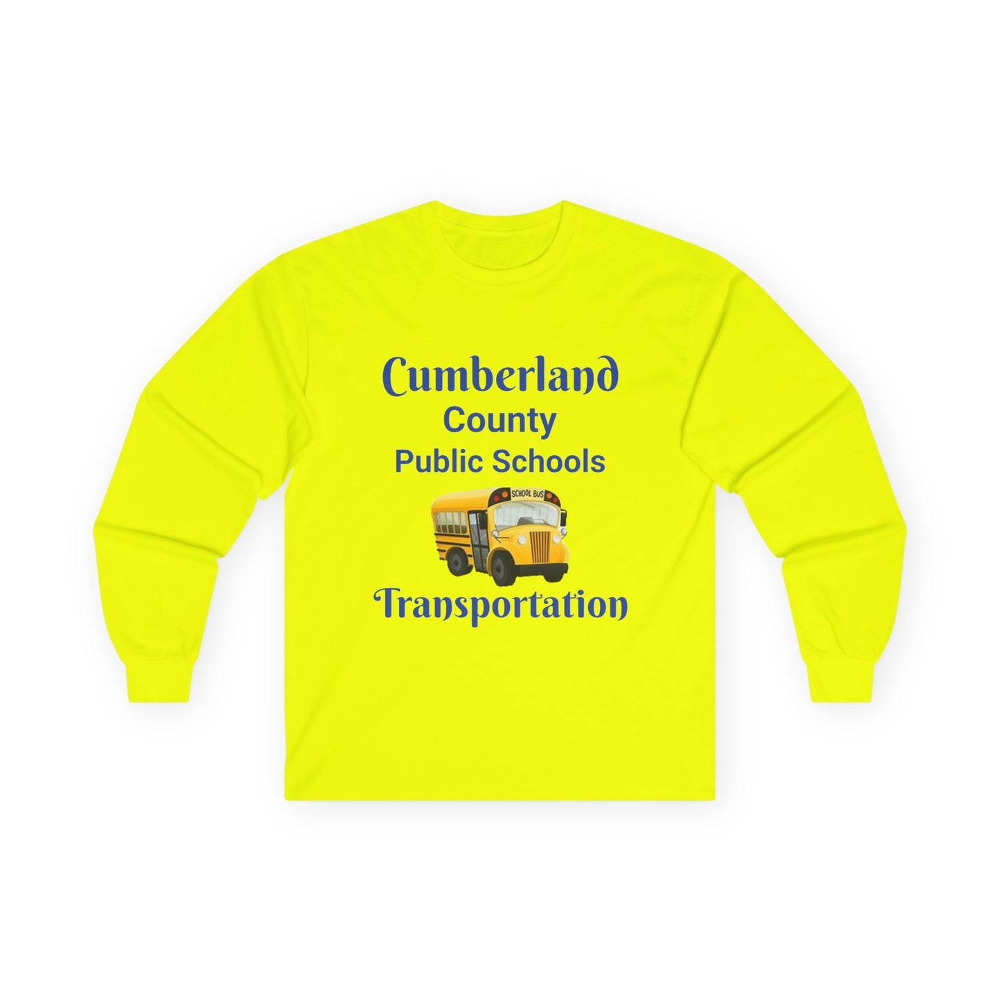 School Bus Transportation Long Sleeve Tee — Cumberland County Public Schools