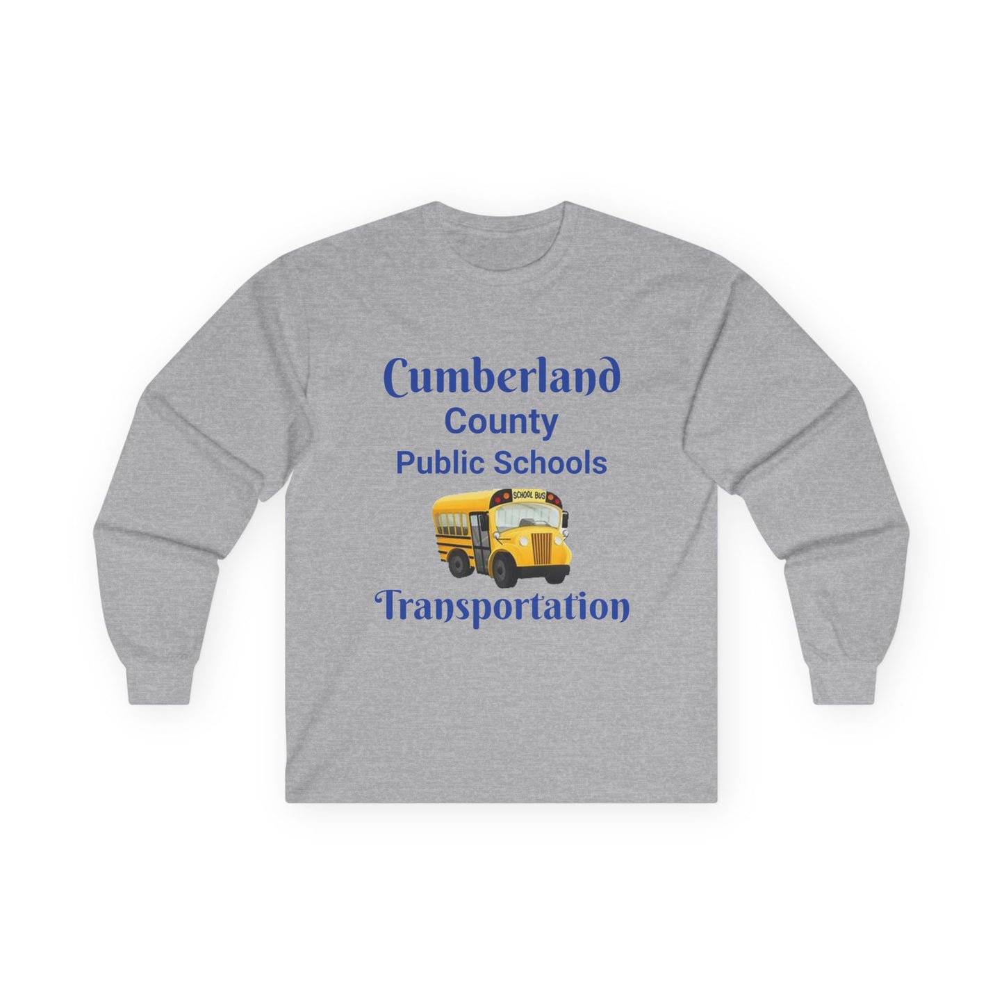 School Bus Transportation Long Sleeve Tee — Cumberland County Public Schools