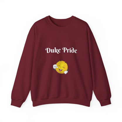 Sweatshirt — "Duke Pride" Smiling Emoji Crewneck