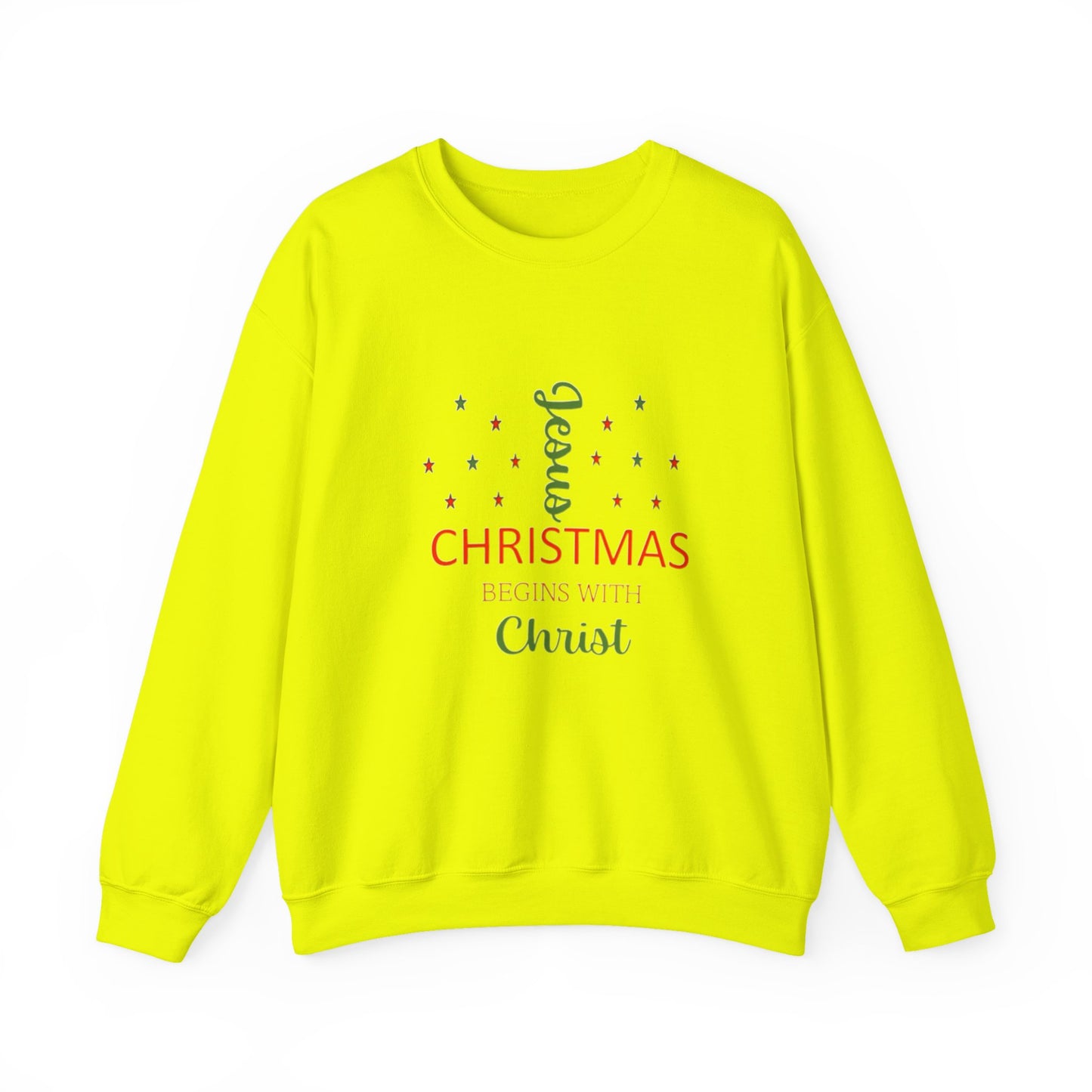 Christmas Begins With Christ Unisex Heavy Blend Hooded Sweatshirt