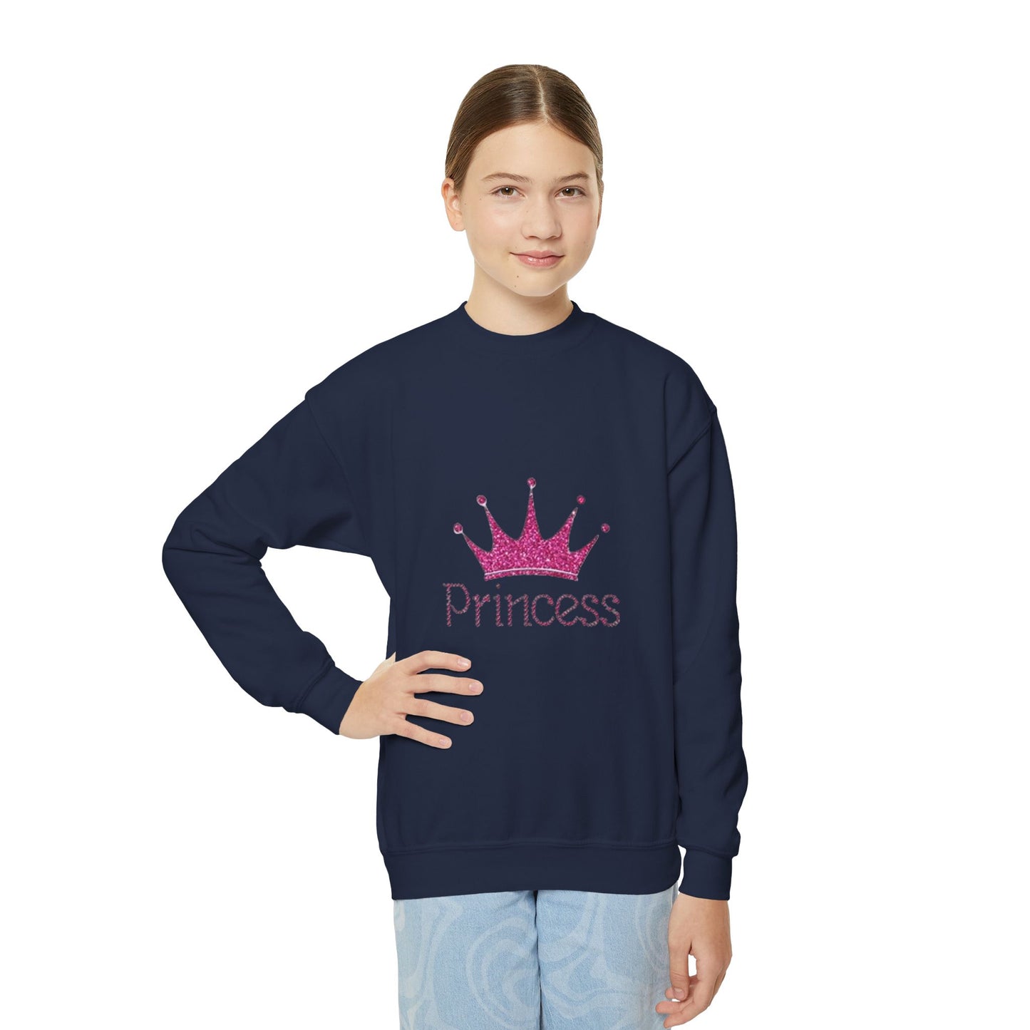 Youth Princess Crown Sweatshirt