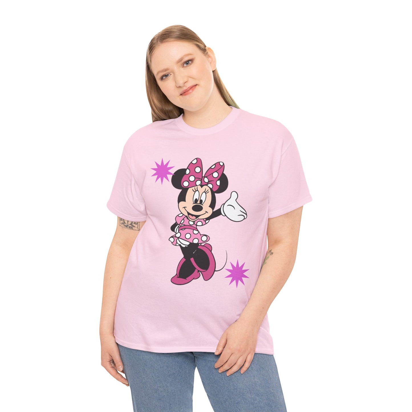 Minnie Mouse Pink Polka Dot Graphic Tee