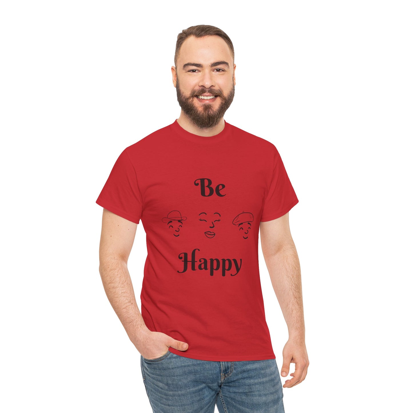 Be Happy T-Shirt — Positive Message Tee