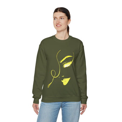 Women's Face Crewneck Sweatshirt