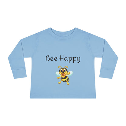 Bee Happy Toddler Long Sleeve Tee
