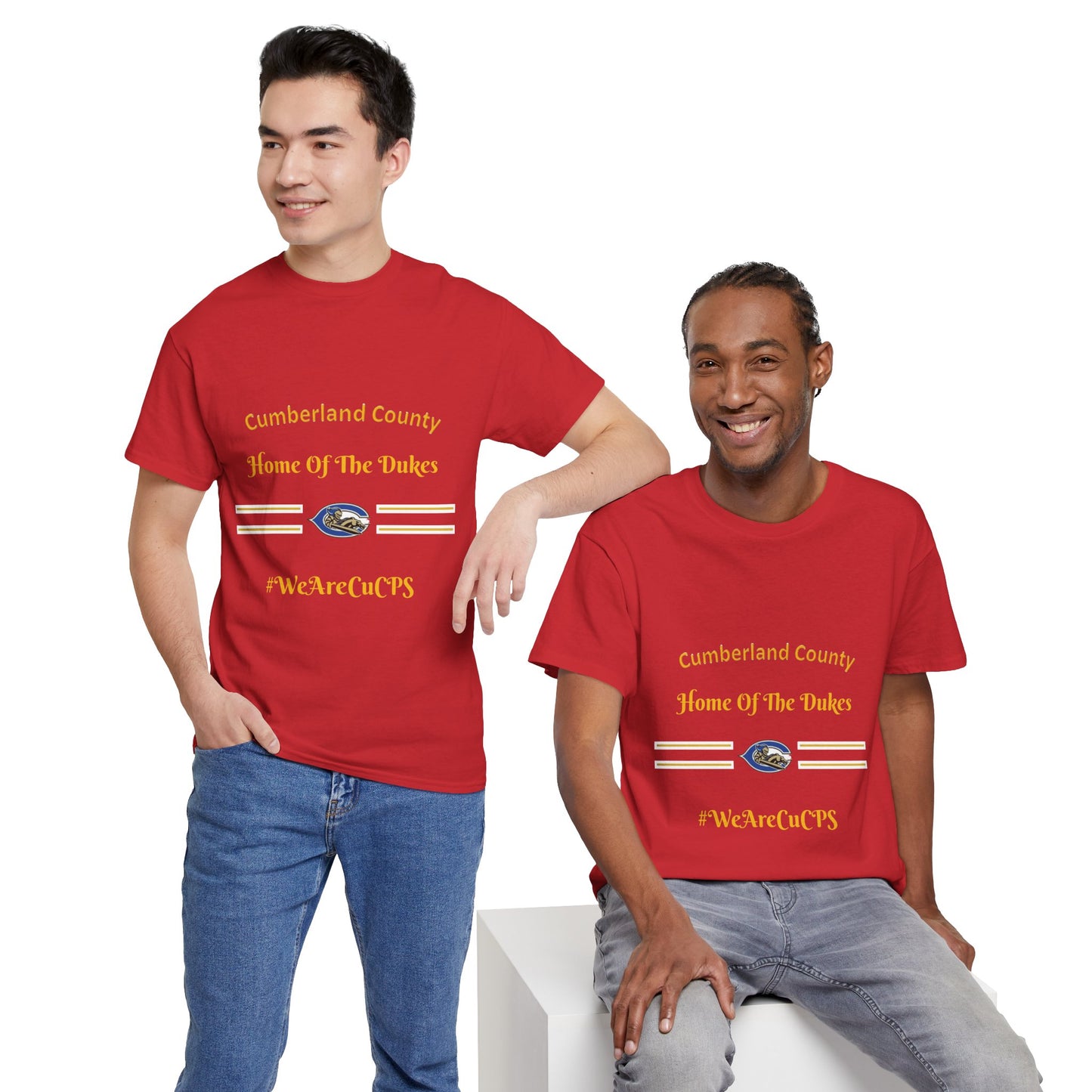 Cumberland County "Home of the Dukes" T-Shirt — #WeAreCuCPS School Spirit Tee