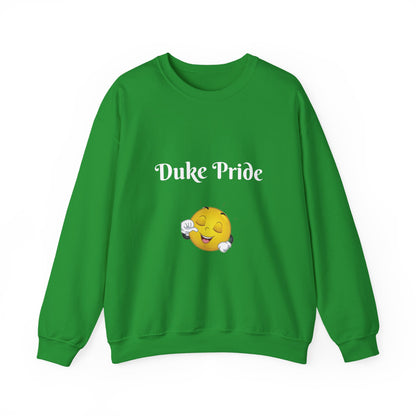 Sweatshirt — "Duke Pride" Smiling Emoji Crewneck