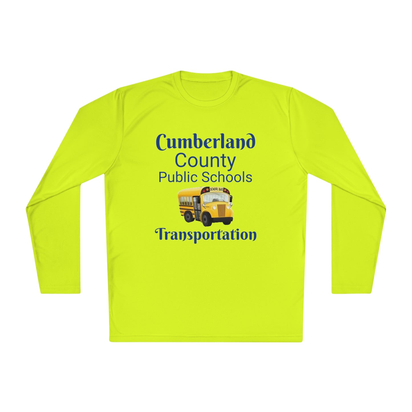 Cumberland County Public Schools Transportation Unisex Lightweight Long Sleeve Tee