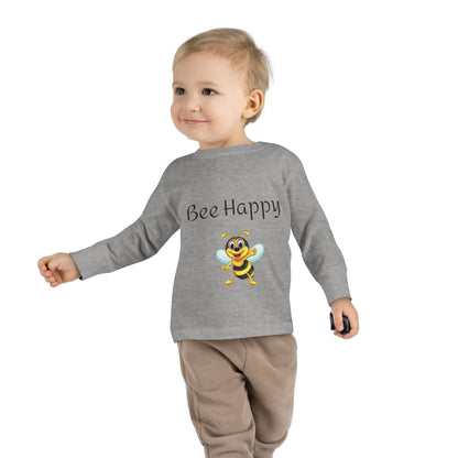 Bee Happy Toddler Long Sleeve Tee