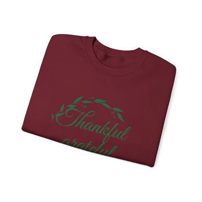 Thankful Grateful Blessed Crewneck Sweatshirt