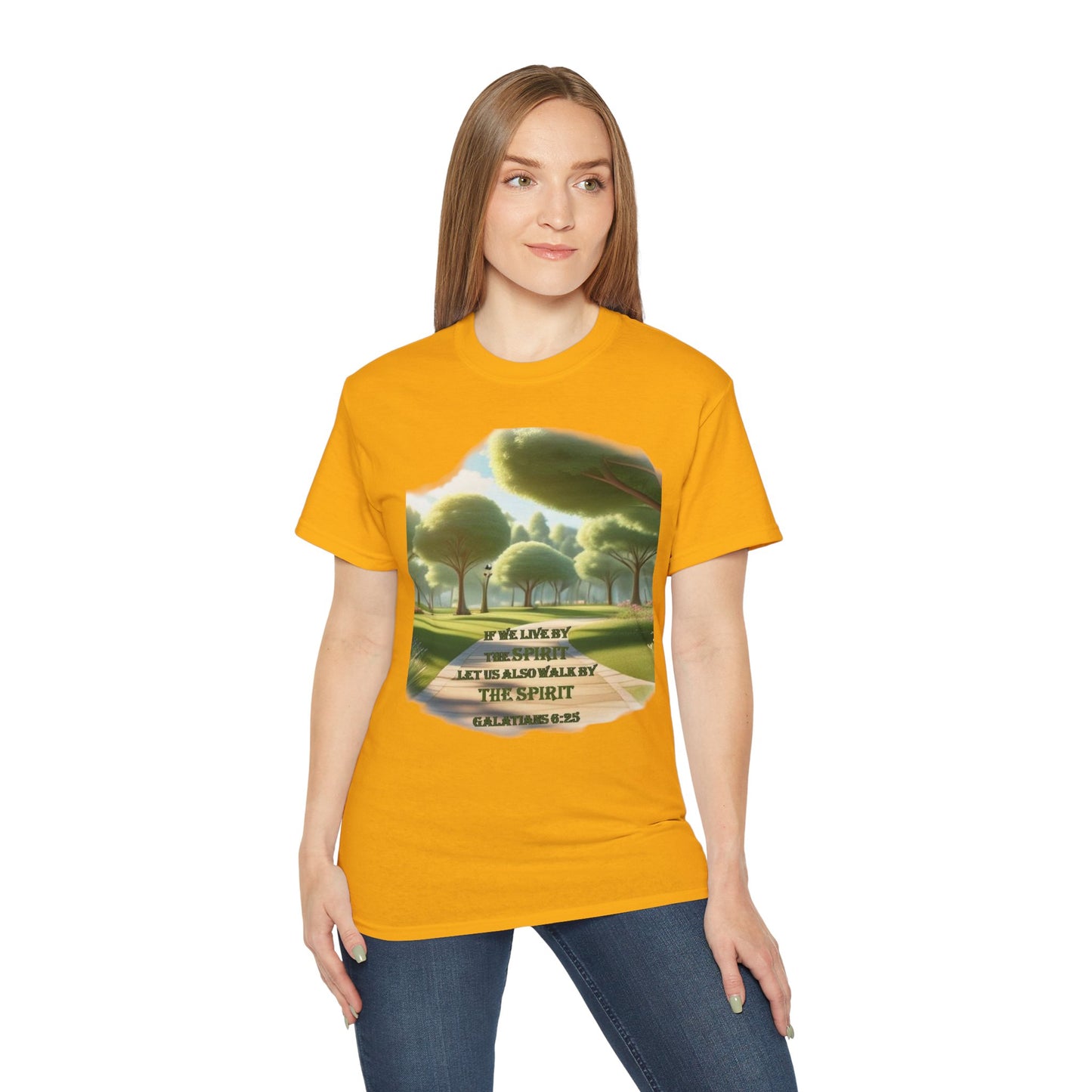 T‑Shirt — 'Walk by the Spirit' Scenic Faith Tee